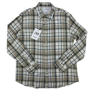 Selected Homme Regular Fit Flannel Shirt Check Beige Size XL | 17.5